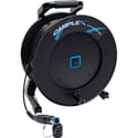 Camplex opticalCON DUO to Chassis Mount on Hub Single Mode Fiber Optic Tac Reel - 100 Foot