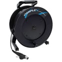 Camplex opticalCON QUAD to Chassis Mount on Hub Multimode Fiber Optic Tac Reel - 100 Foot