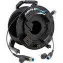 Photo of Camplex HF-TROCSMPT-0328 opticalCON DUO SMPTE 311M Single Mode Fiber Optic Tactical Cable on Reel - 328 Foot