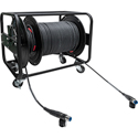 Photo of Camplex opticalCON DUO SMPTE 311M Single Mode Fiber Optic Tactical Cable on Reel - 1000 Foot