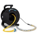 Camplex HF-TRP12ST-0500 12-Channel ST Single Mode Fiber Tactical Cable Reel with Protective Pulling Sleeve - 500 Foot