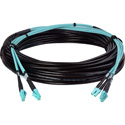 Camplex HF-TS04LCM3-0100 4-Channel LC Multimode OM3 Fiber Optic Tactical Cable - 100 Foot