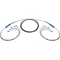 Camplex HF-TS12LC-0250 12-Channel LC-Single Mode Fiber Optic Tactical Cable - 250 Foot