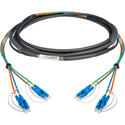 Photo of Camplex HF-TSX04LC 4-Channel Duplex LC XTREME Tactical Single Mode Fiber Optic Cable - 328 Foot