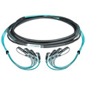 Photo of Camplex HF-TSX04STM 4-Channel ST XTREME Tactical OM3 Multimode Fiber Optic Cable  - 750 Foot