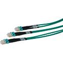 Camplex 6-Channel LC-LC OM3 Multimode Plenum Fiber Optic Cable - 100 Foot
