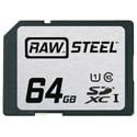 Photo of Hoodman RAWSDXC64GBU1 Raw Steel Class 10 SDXC Card - 64GB