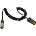 Photo of Laird Heavy Duty 4-Pin XLR-M To Cigarette Jack High Power Cable - 3-15 Foot Coiled