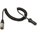 Photo of Laird HIPWR-X4-MCP-10C Heavy Duty 4-Pin XLR-M To Cigarette Plug High Power Cable - 2-10 Foot Coiled