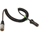 Photo of Laird HIPWR-X4-MCP-5C Heavy Duty 4-Pin XLR-M To Cigarette Plug High Power Cable - 1-5 Foot Coiled