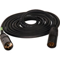 Photo of Laird HIPWR-X4-MM-15 Heavy Duty 4-Pin XLR-M To 4-Pin XLR-M 16AWG High Power Cable - 15 Foot