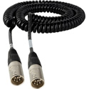 Laird HIPWR-X4-MM-5C Heavy Duty 4-Pin XLR-M To 4-Pin XLR-M 16AWG High Power Cable - 1-5 Foot Coiled