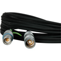 Photo of Laird HIT-TX1857MF-150 Triax Cable w/ Belden 1857A RG59 & Lemo 4A M-F Connectors - 150 Foot