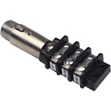 Photo of Male XLR to Binding Post / Barrier Strip Audio Adapter