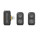 Photo of Hollyland LARK A1 Mini Duo Lightning Wireless Lavalier Microphone System with Lightning Receiver/2x Transmitters - Gray