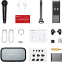 Hollyland MELO P1 Combo Wireless System - Smart Audio Mixer - TWS Monitor Earphone - Remote Control - Charging Case