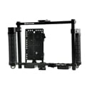 Photo of Hollyland Monitor Cage with Rubber Handgrips for 5 Inch to 9 Inch Monitors - Gold Mount