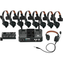 Photo of Hollyland Solidcom C1 Pro 9-Person Full Duplex Wireless Intercom System with 8 Headsets and Hub - Gold-Mount