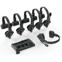 Photo of Hollyland SOLIDCOM C1-6S Full Duplex Wireless Intercom System with 6 Headsets - 1000 Foot Line-of-Sight