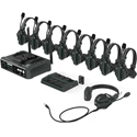 Hollyland SOLIDCOM C1-HUB-8S Full Duplex Wireless Intercom System with 8 Headsets & Hub - 1000 Foot Line-of-Sight