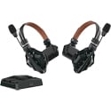 Hollyland Solidcom C1 Pro Full-Duplex ENC Wireless Intercom Headset System - includes Li-Ion Battery - 2 Headsets