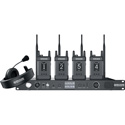 Hollyland SYSCOM 1000T-4B 1000 Foot Full Duplex Wireless Intercom System with 4 Belt Packs