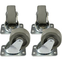 Hammond 1425PHD Heavy Duty Casters Set of 4