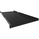 Photo of Hammond ADSU3642BK 1RU Adjustable Solid Shelf - 36-42 Inch Depth