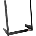 Photo of Hammond HDR12UBK 12RU Desktop Rack 2-Post with 10-32 Tapped Rails