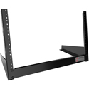 Hammond HDR6UBK 6RU Desktop Rack 2-Post with 10-32 Tapped Rails