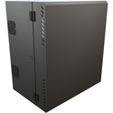Photo of Hammond HLP8U31BK 8RU 31 Inch Height Low Profile Wall Mount Cabinet