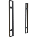 Photo of Hammond HWC3018RUTR 18RU 30 Inch Width 10-22 Threaded Rail for HWC Rack Cabinet - Pair