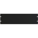 Photo of Hammond PBPA19005BK 3RU Flat Aluminum Rack Panel - Matte Black