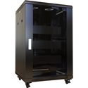 Hammond RB-AV18 18RU 24D Audio-Visual Cabinet w/ 950 lbs Weight Capacity