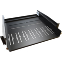 Photo of Hammond RSP2U16 Two Post Sliding Rack Shelf - 2RU - 16 Inch