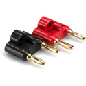 Hosa BNA-100 Connector - Dual Banana - 2 pc