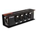Hosa DNX-345M 4-Channel XLR 3-Pin Female Connectors over 8P8C Network Audio/DMX Extender