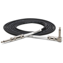 Hosa GTR-205R Guitar Cable Straight to Right-angle - 5 ft