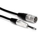 Hosa HSX-015 Pro Balanced Interconnect Audio Cable - REAN 1/4 in TRS to XLR3M - 15  Foot