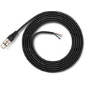 Hosa HXFB-010-BULK Pro Balanced REAN XLR3F to Blunt Interconnect Cable - 10-Foot