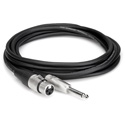 Hosa HXP-010 Unbalanced 1/4 Inch TS Male to 3-Pin XLR Female Audio Cable - 10 Foot