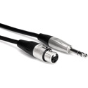 Hosa HXS-050 Balanced 3-Pin XLR Female to 1/4 Inch TRS Male Audio Cable - 50 Foot