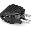 Photo of Hosa PWA-486 Right-angle Power Adaptor NEMA 5-15R to NEMA 5-15P