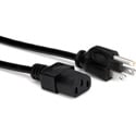 Photo of Hosa PWC-141.5 Power Cord IEC C13 - NEMA 5-15P 1.5 Ft.