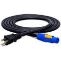 Hosa PWN-210 Neutrik PowerCON to Hosa NEMA 5-15P Power Cord - 10 Foot