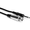 Hosa PXF-105 Unbalanced Interconnect - XLR3F to 1/4-Inch TS - 5 Foot