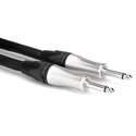 Hosa SKJ-205 Edge Speaker Cable with Neutrik 1/4 Inch TS to 1/4 Inch TS - 5 Foot