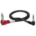 Photo of Hosa STP-201RR Insert Cable - 1/4-Inch TRS to Dual Right Angle 1/4-Inch TS - 1 m