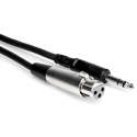 Hosa STX-103F Balanced Interconnect - XLR3F to 1/4-Inch TRS - 3 Foot