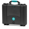 Photo of HPRC 2580ADVBLA Black/Blue Hard Resin Case w/ Lid Organizer & Laptop Sleeve